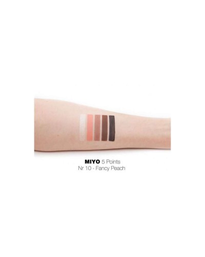 PALETA DE SOMBRAS FIVE POINTS 10 FANCY PEACH - MIYO