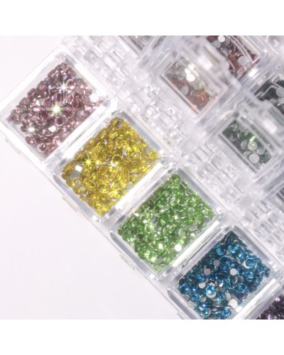 IB GLITTER - PALETA MIX CRISTALES MULTICOLOR 12 TONOS