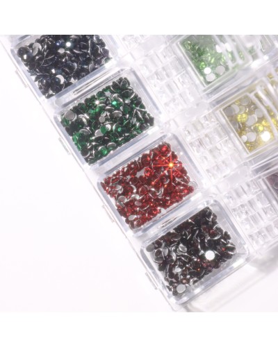 IB GLITTER - PALETA MIX CRISTALES MULTICOLOR 12 TONOS