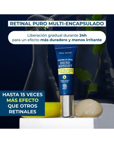 Contorno ojos con Retinal Round  Midnight 10 ml - ALMA SECRET