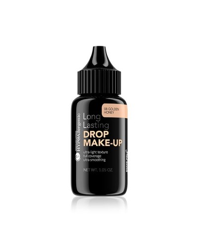 Base de maquillaje duradera hipoalergénica Drop Make Up: 08 Golden Honey - Bell Hypo
