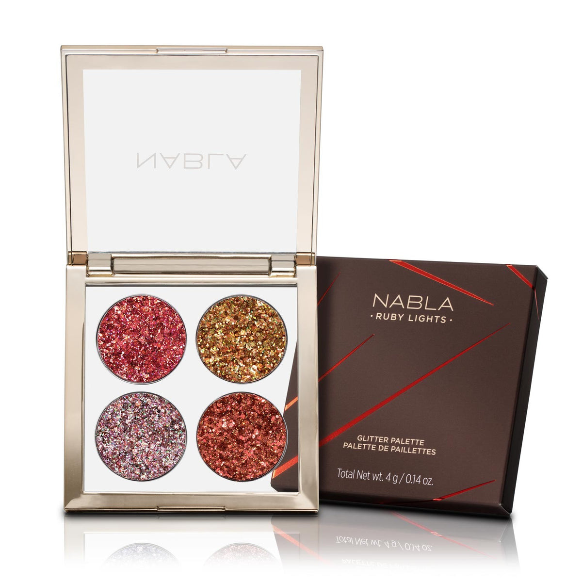 Ruby Lights Glitter Palette - NABLA