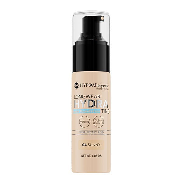 Base de maquillaje hipoalergénica Long Wear HYDRA 04 Sunny - BELL HYPO