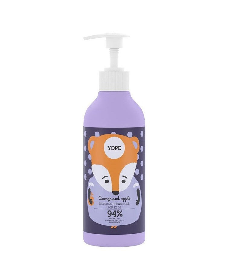 Gel de ducha para niños - Naranja  y Manzana - YOPE