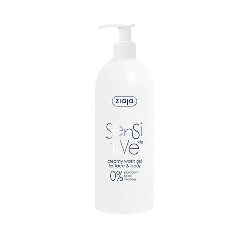 Sensitive Gel limpiador rostro y cuerpo para pieles sensibles 400 ml - Ziaja
