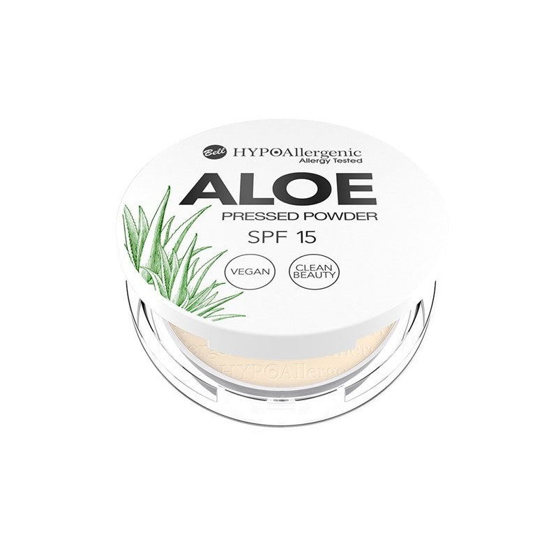 Polvos compactos hipoalergénicos ALOE SPF15 Tono 02 - Bell HYPO