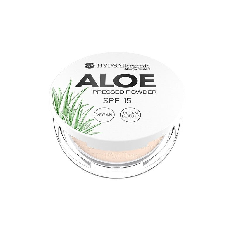 Polvos compactos hipoalergenicos ALOE SPF15 Tono 01 - Bell HYPO