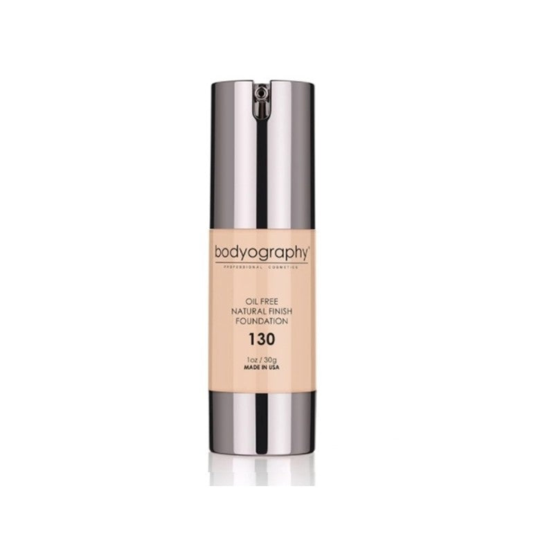 Natural Finish Foundation  130 Light/Medium/Neutral - Bodyography