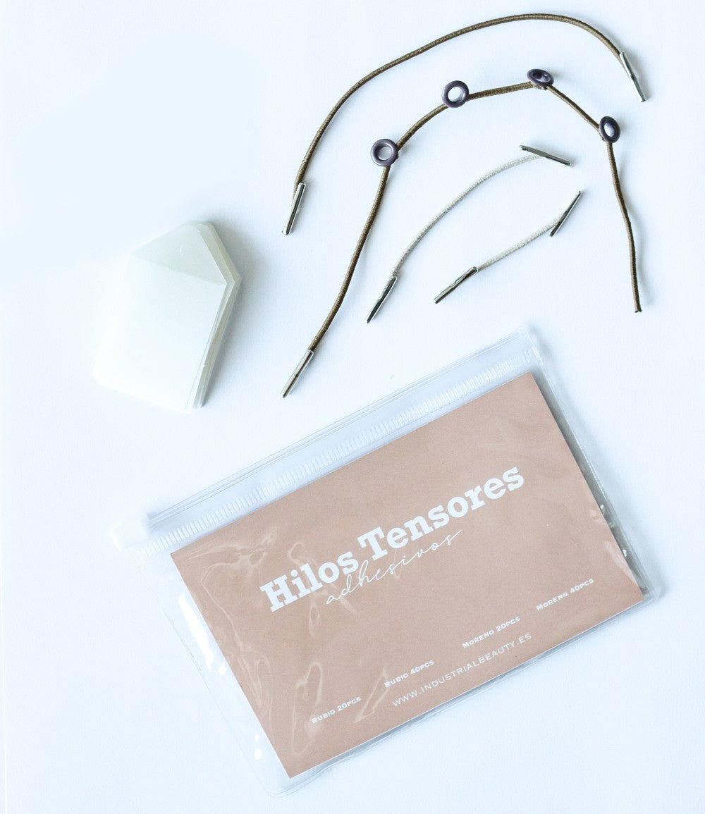 Hilos Tensores Adhesivos, Moreno 20pcs -  Industrial Beauty