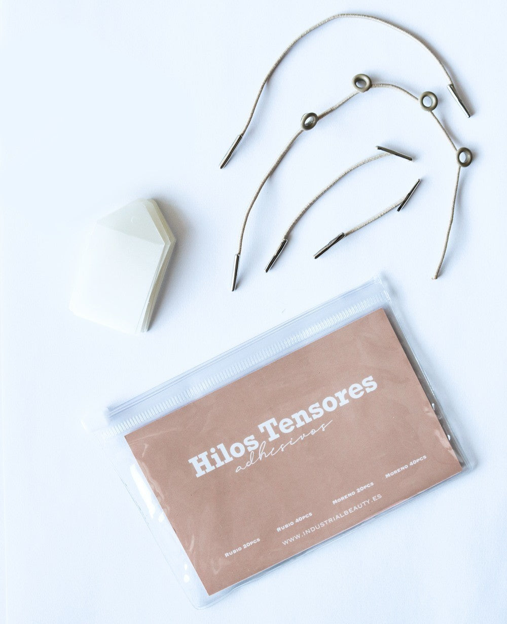 Hilos Tensores Adhesivos, Rubio 20pcs -  Industrial Beauty