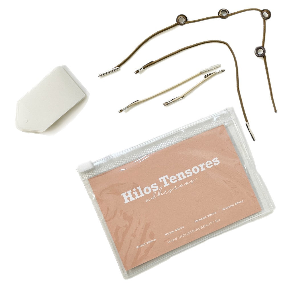 Hilos Tensores Adhesivos, Moreno 20pcs -  Industrial Beauty