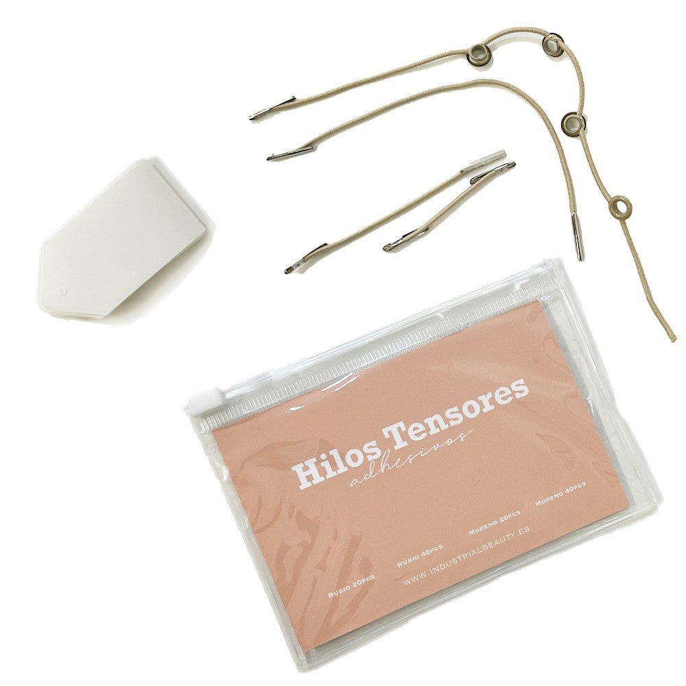 Hilos Tensores Adhesivos, Rubio 20pcs -  Industrial Beauty