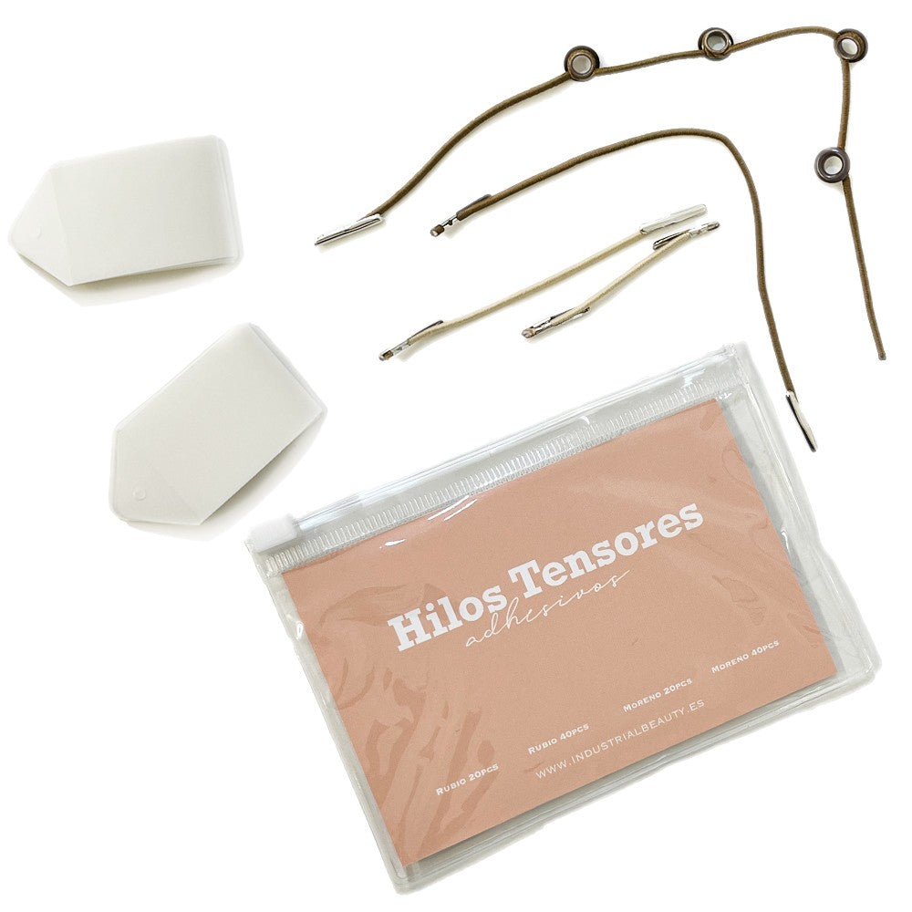 Hilos Tensores Adhesivos, Moreno 40pcs -  Industrial Beauty