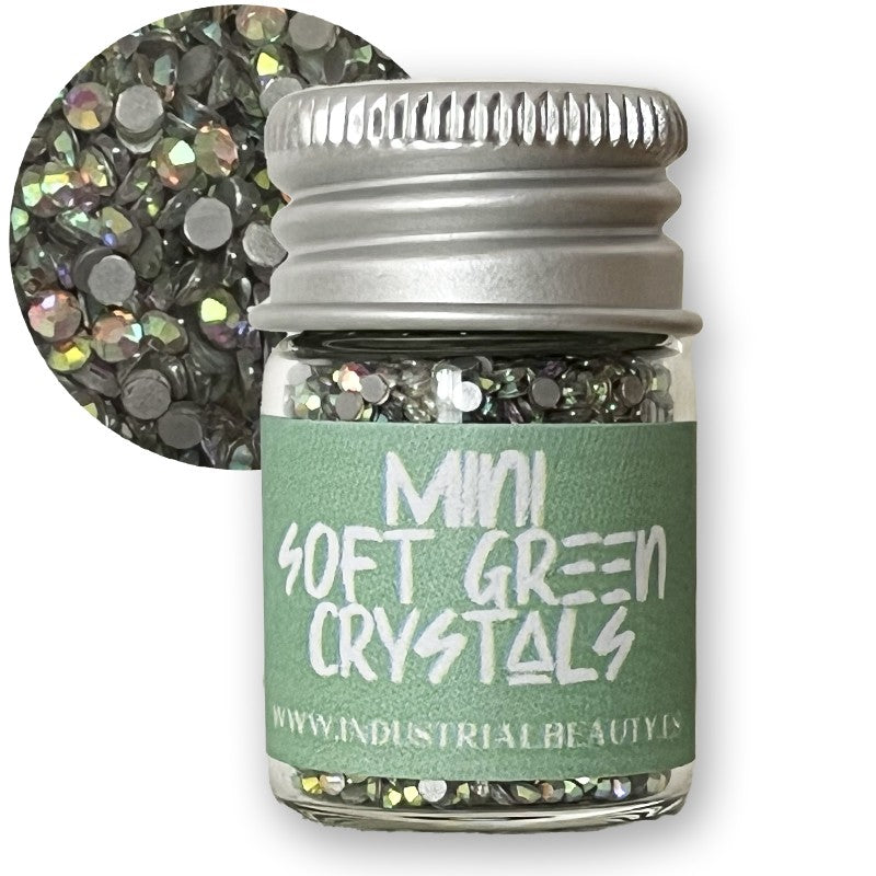 IB GLITTER - MINI SOFT GREEN CRYSTALS 6ML