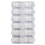 PT12: Paleta Vacía Transparente 12 Huecos - Industrial Beauty