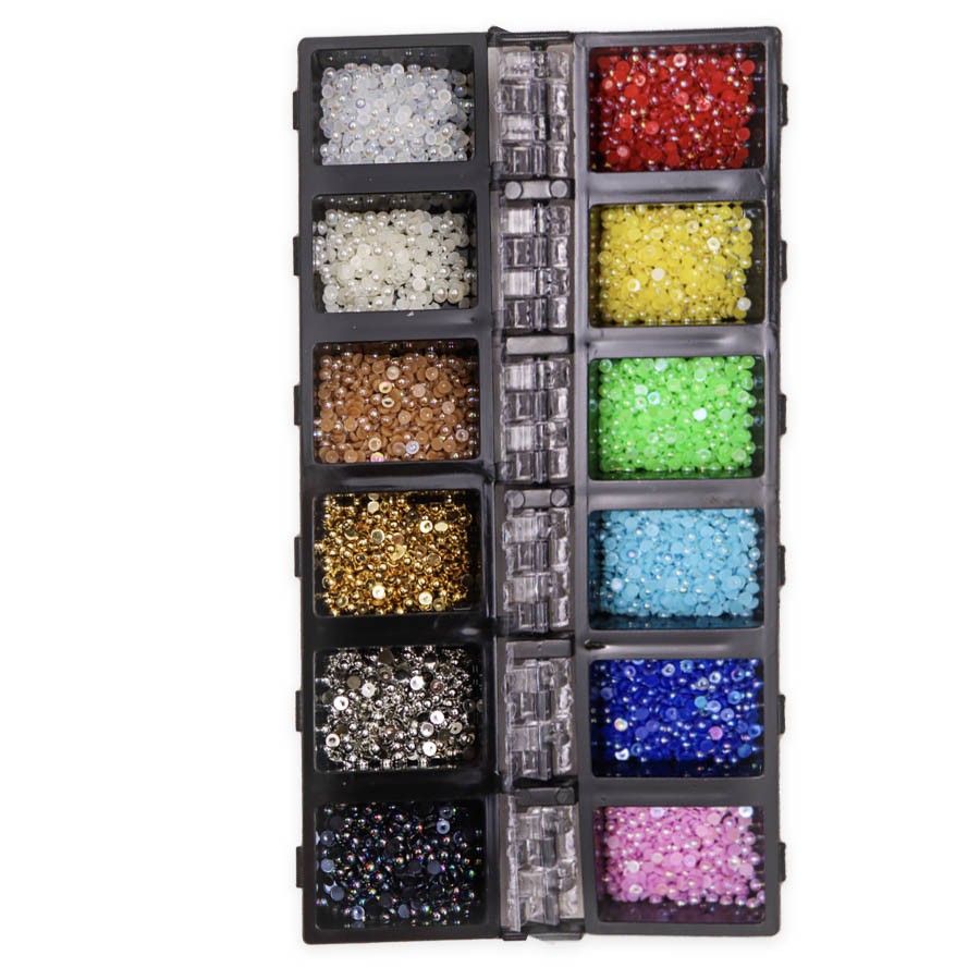 IB GLITTER - PALETA PERLAS MULTICOLOR 12 TONOS