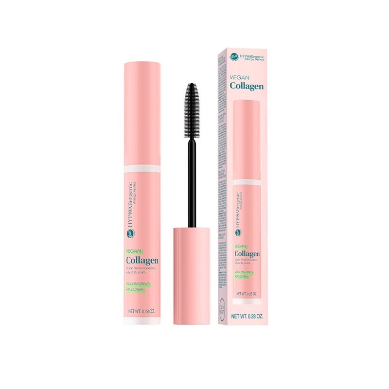 Máscara de pestañas voluminizadora hipoalergénica VEGAN COLLAGEN - Bell Hypo
