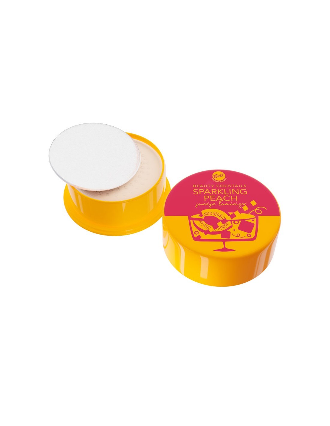 Polvos sueltos iluminadores Sparkling Peach - Bell