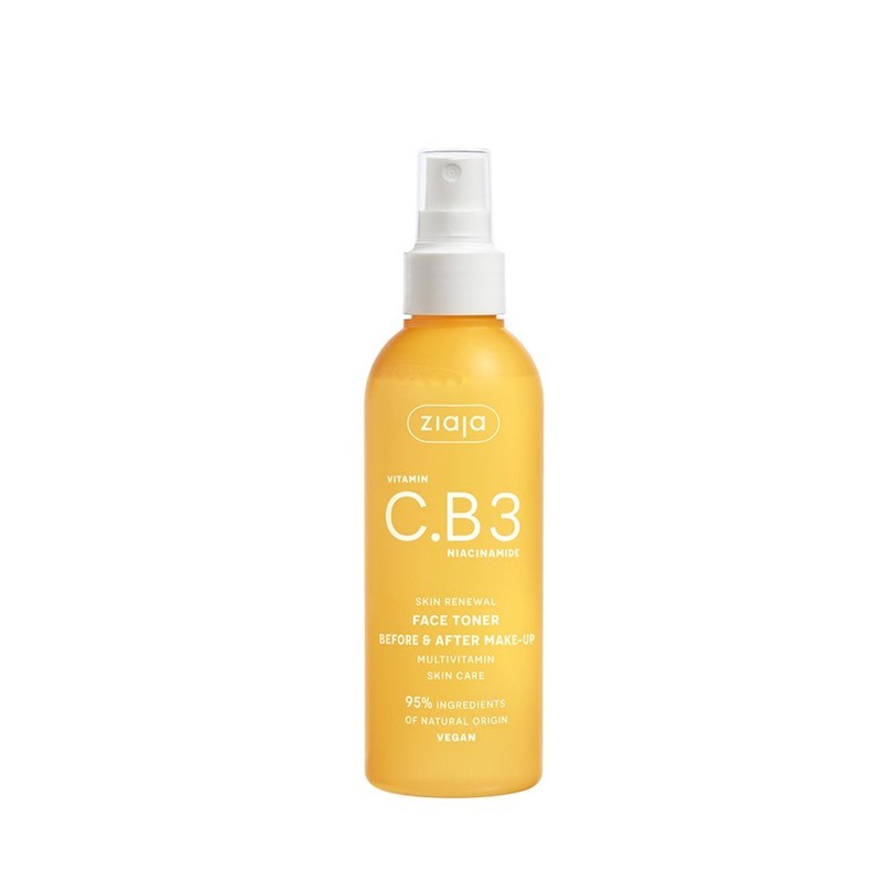 VITAMINA C.B3 NIACINAMIDA Tónico facial en spray 190ml - Ziaja