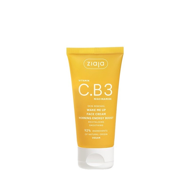 VITAMINA C.B3 NIACINAMIDA Crema facial de día revitalizante Wake Me Up 50 ml - Ziaja