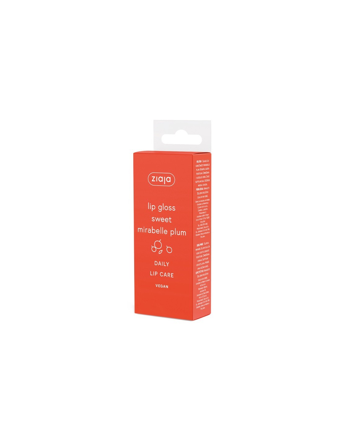 Bálsamo labial con brillo Sweet Mirabelle Plum 10 ml - Ziaja