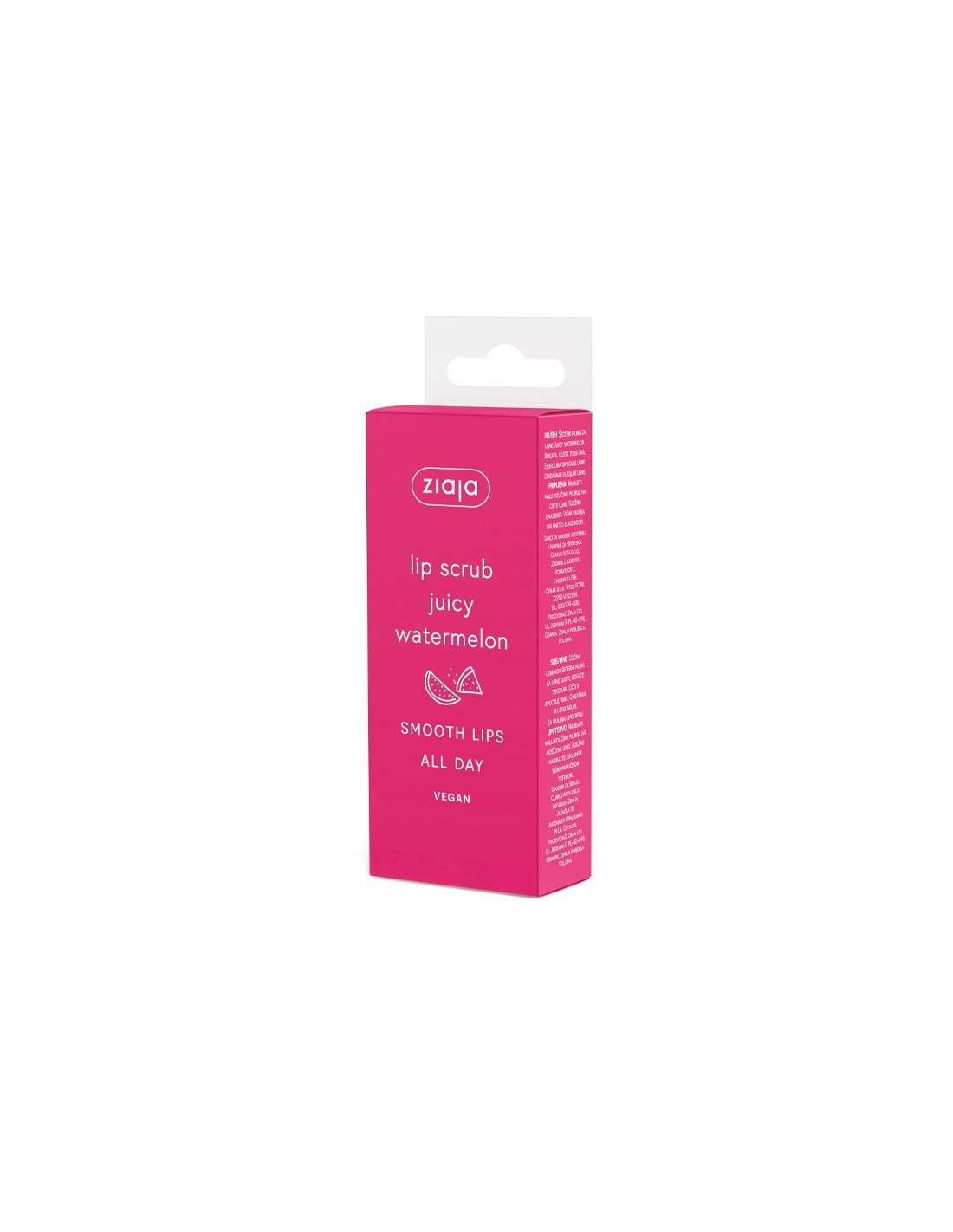 Exfoliante labial de azúcar Juicy Watermelon 10 ml - Ziaja