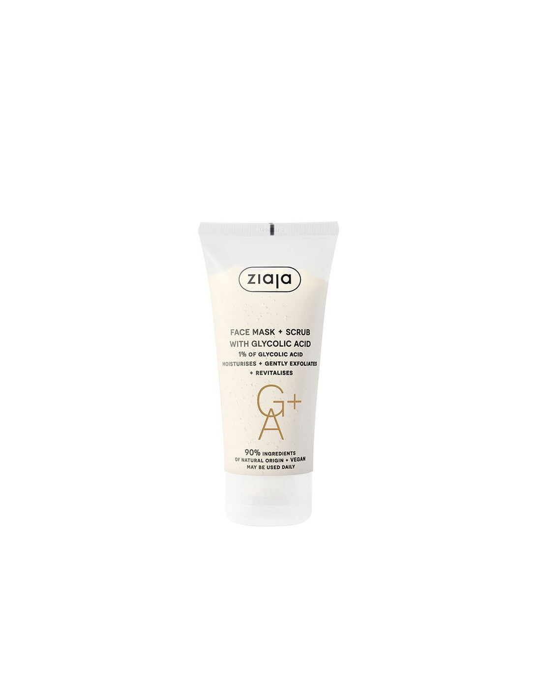 Mascarilla y exfoliante facial con ácido glicólico 55 ml - Ziaja