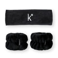 Set Cinta + muñequeras negra - Kaian