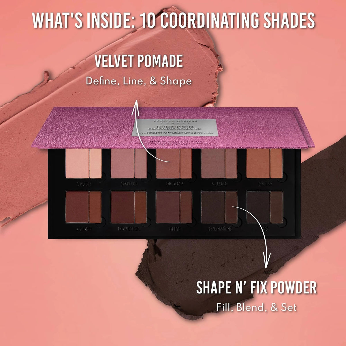 GROUNDWORK PALETTE BLOOMING ROMANCE - DANESSA MYRICKS BEAUTY