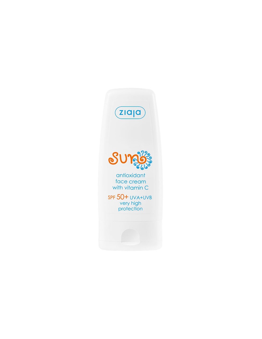 SUN Crema facial antioxidante SPF 50+ con Vitamina C - Ziaja