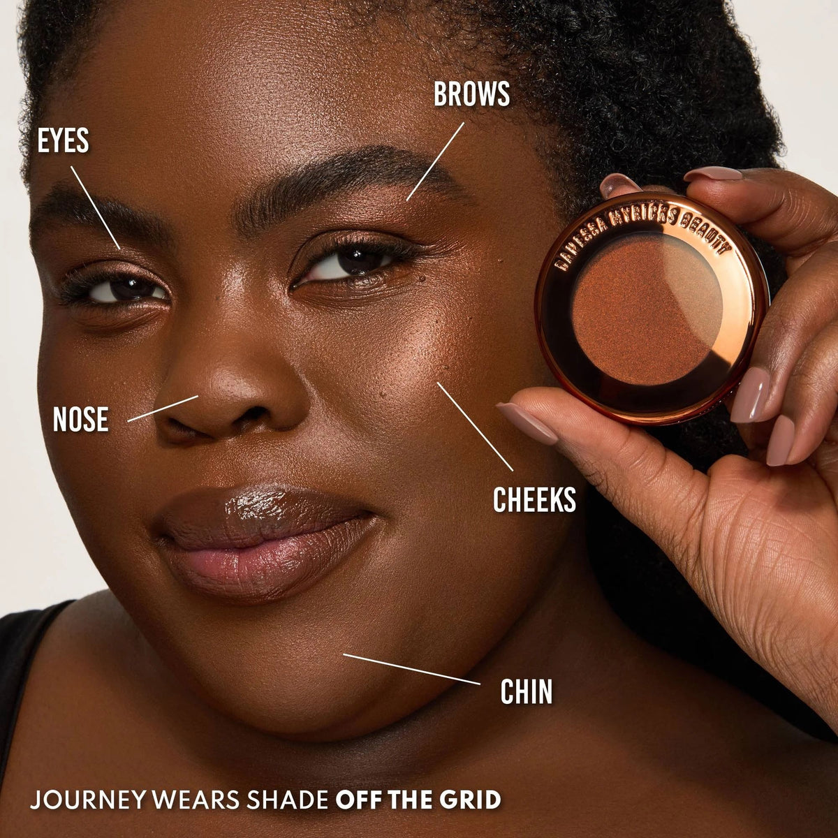 Yummy Skin Blurring Balm Powder Lowlighter - Off The Grid - DANESSA MYRICKS BEAUTY