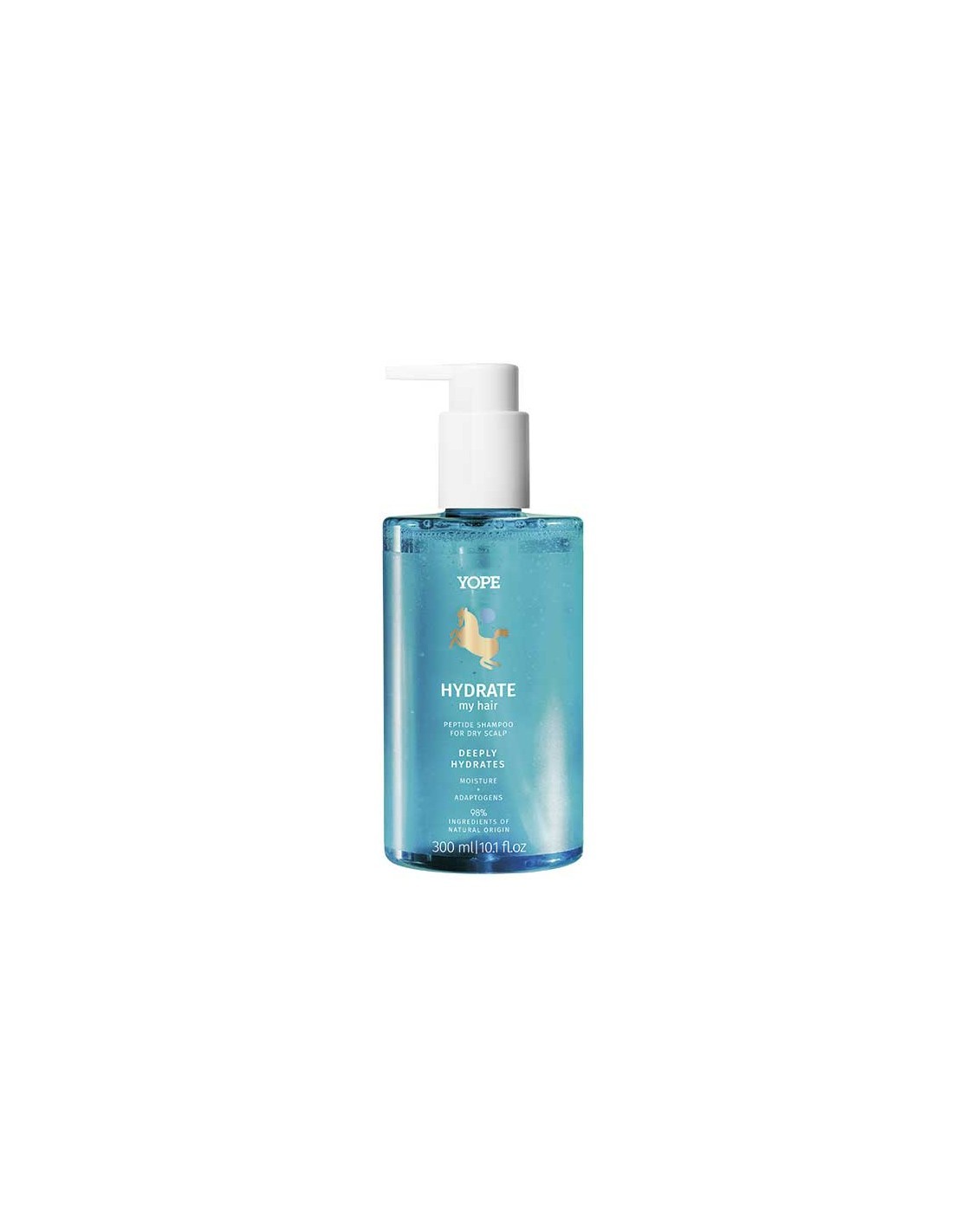 Champú natural con péptidos para cuero cabelludo seco - HYDRATE my hair - YOPE