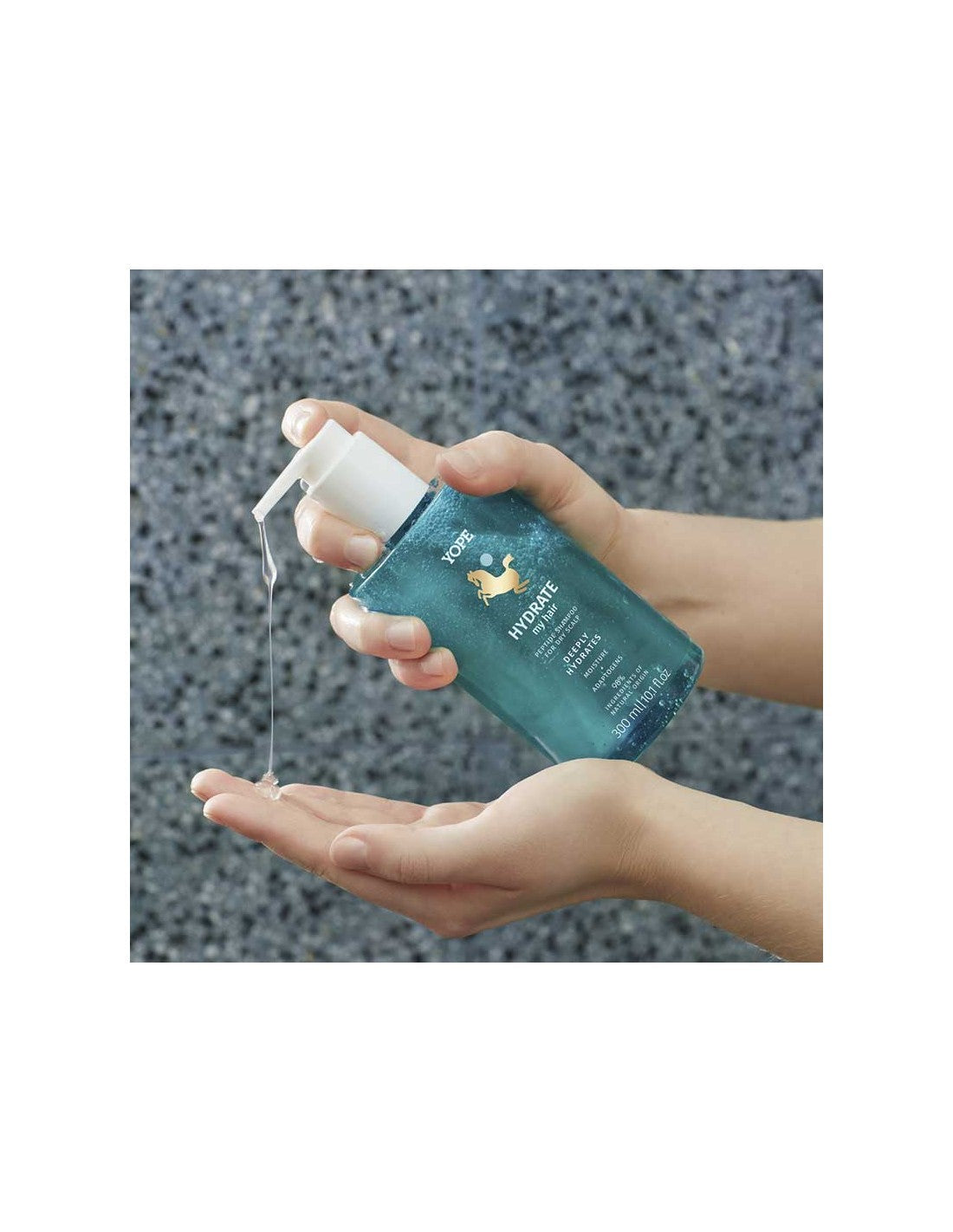 Champú natural con péptidos para cuero cabelludo seco - HYDRATE my hair - YOPE