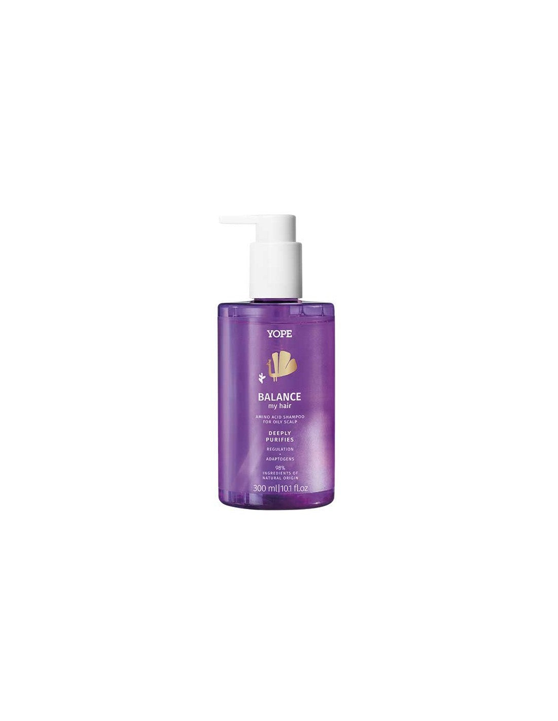 Champú natural con aminoácidos para cuero cabelludo graso - BALANCE my hair - YOPE