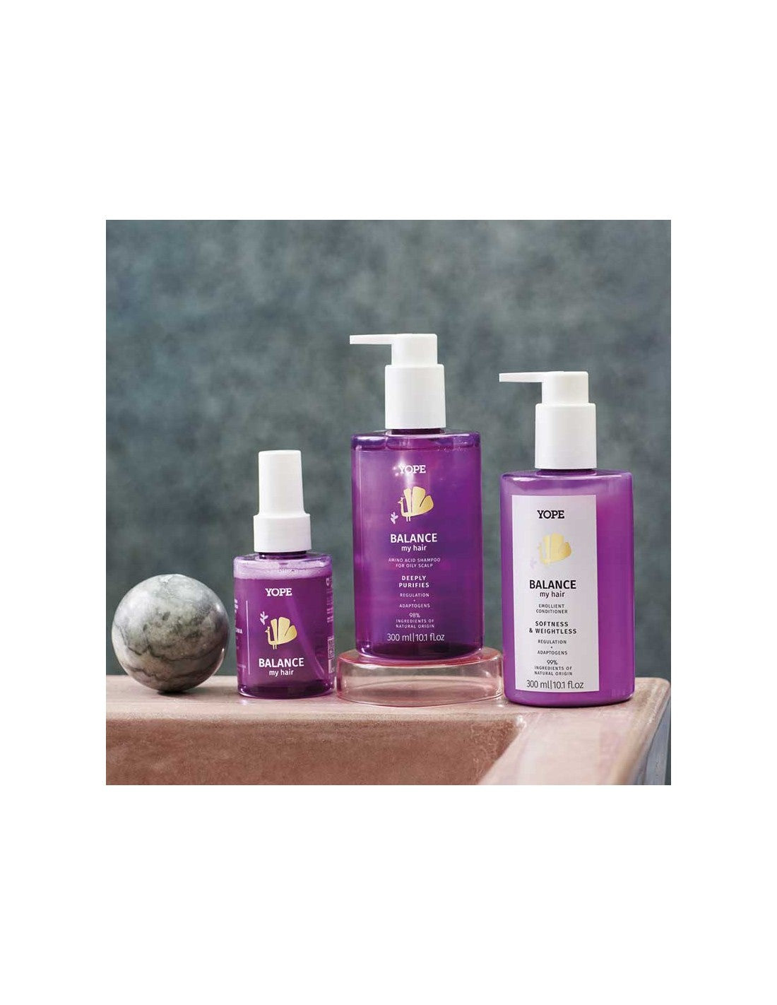 Champú natural con aminoácidos para cuero cabelludo graso - BALANCE my hair - YOPE