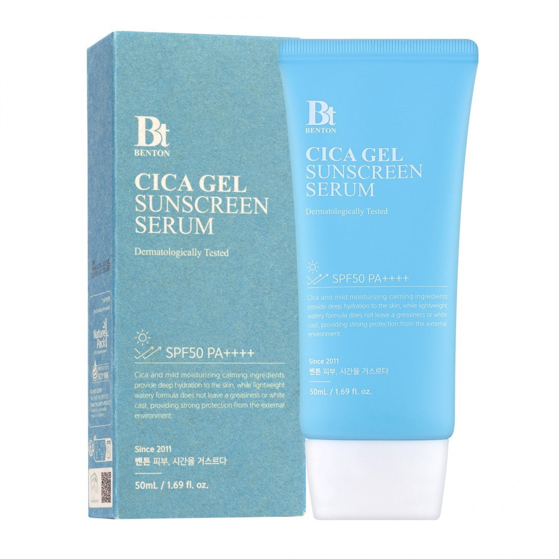 CICA Gel Sunscreen Serum SPF50/PA++++ - Benton