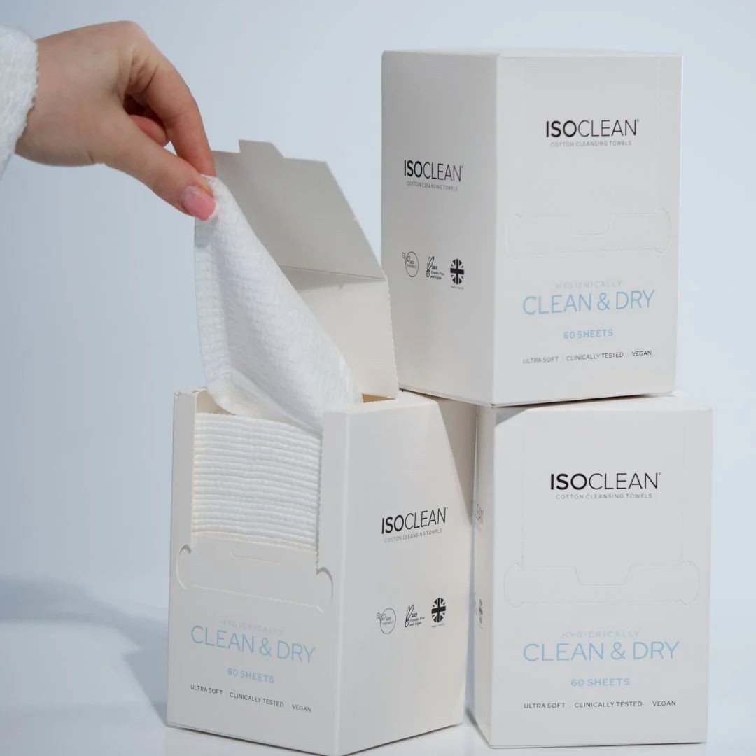 Toallitas de algodón desechables (60 unds) - Isoclean