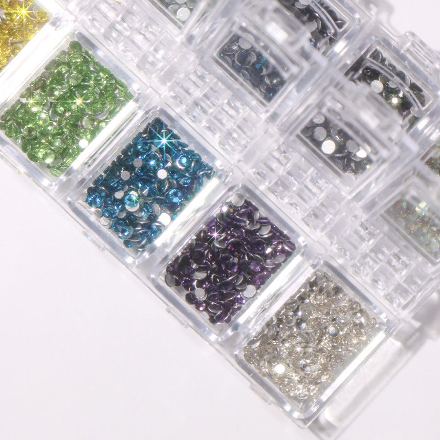 IB GLITTER - PALETA MIX CRISTALES MULTICOLOR 12 TONOS