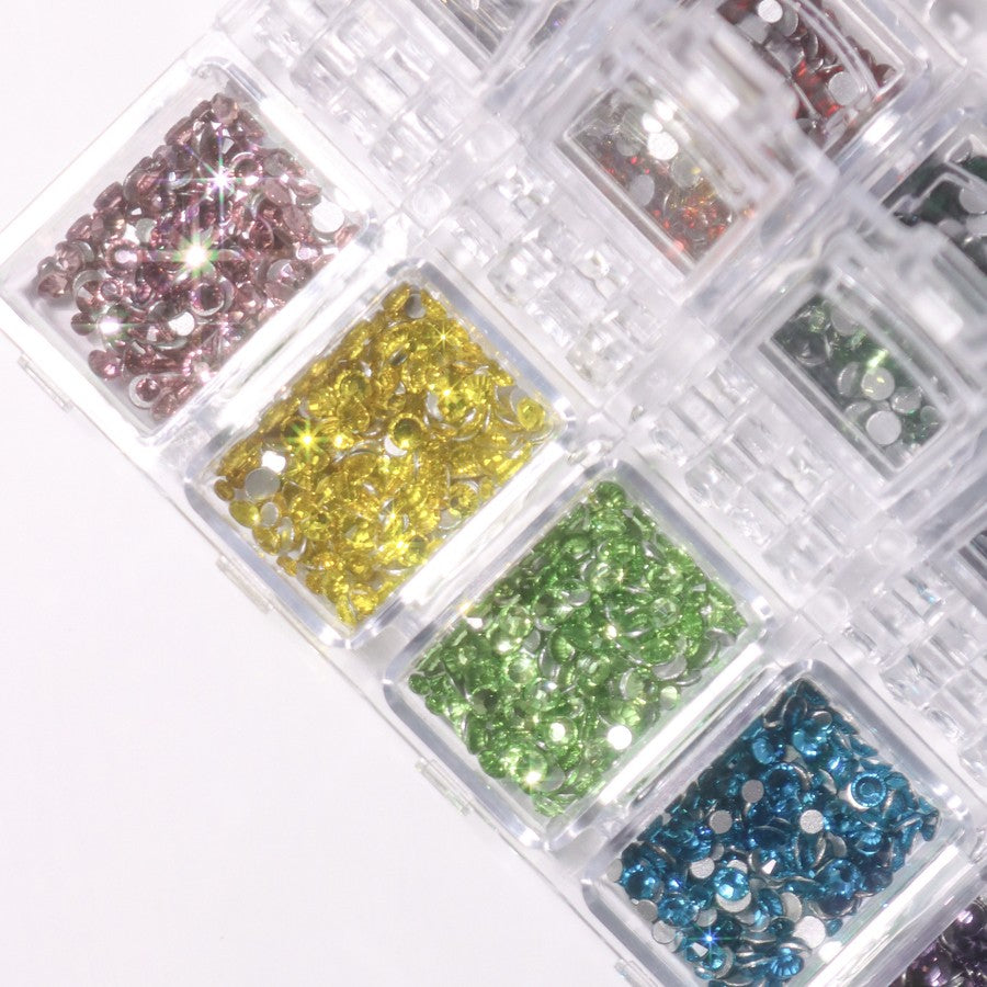 IB GLITTER - PALETA MIX CRISTALES MULTICOLOR 12 TONOS