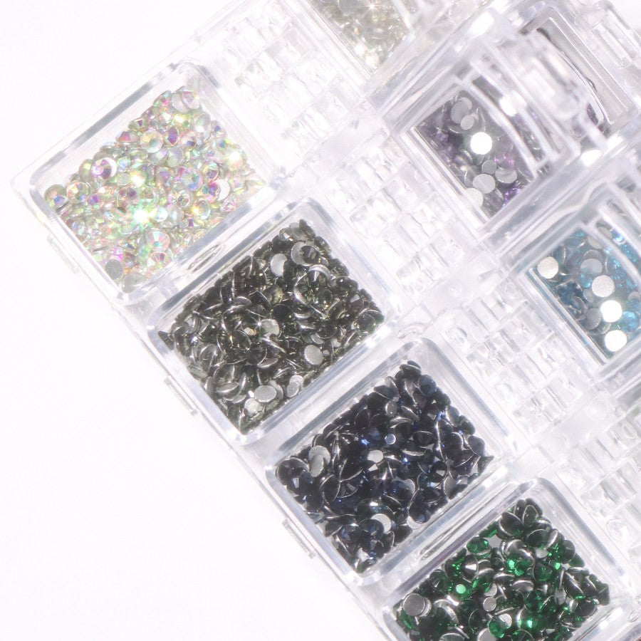 IB GLITTER - PALETA MIX CRISTALES MULTICOLOR 12 TONOS