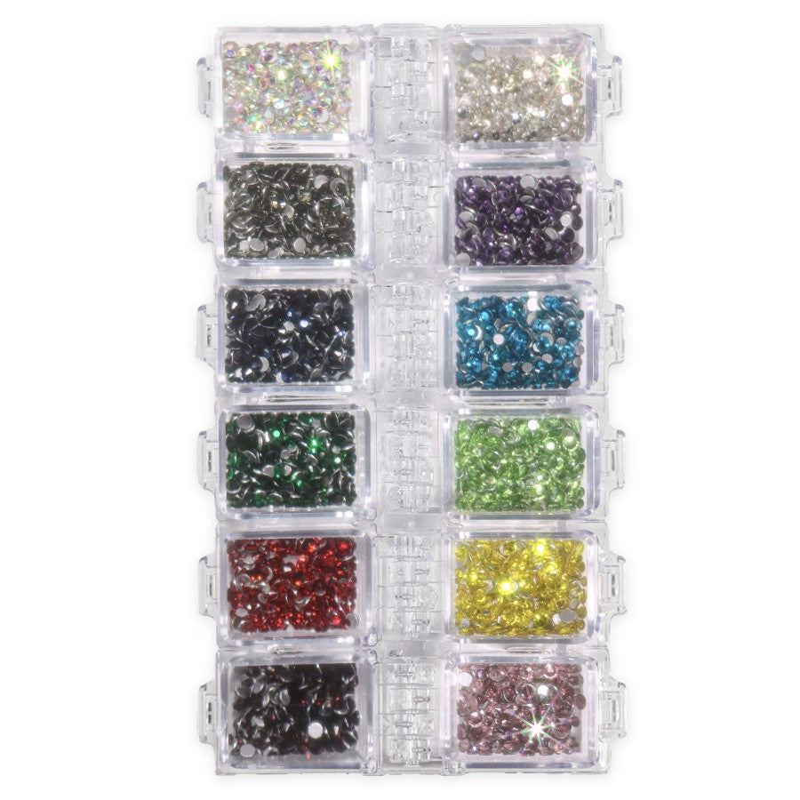 IB GLITTER - PALETA MIX CRISTALES MULTICOLOR 12 TONOS