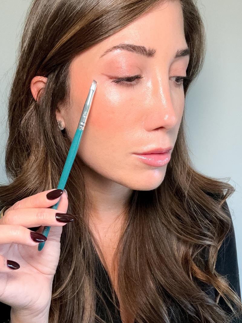 LC019 - Pincel mini biselado - IBbrushes x Lucia Castells