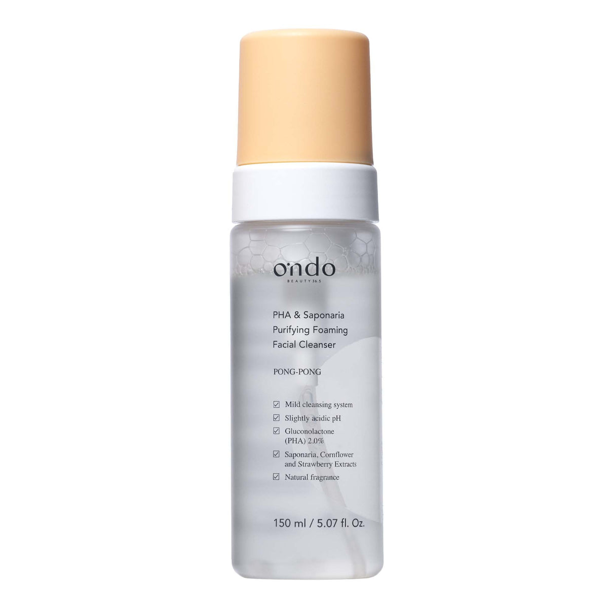 PHA & Saponaria Purifying Foaming Cleanser 150ml - Ondo Beauty 36.5