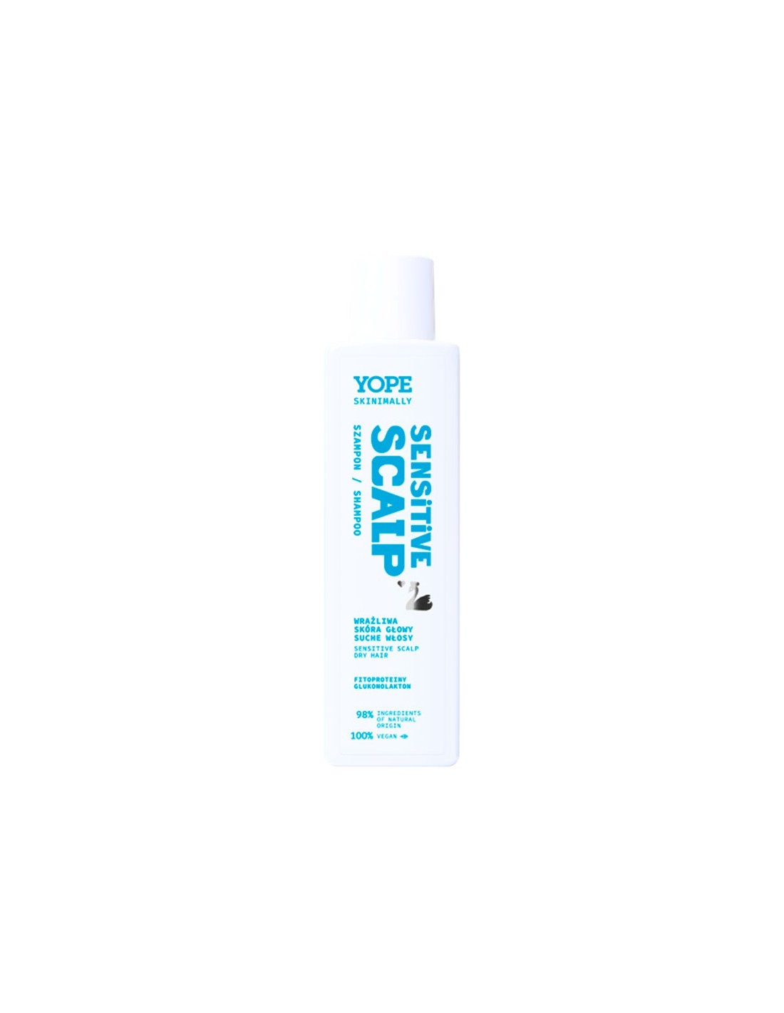 Champú natural para cuero cabelludo sensible y cabello seco - Skinimally - Yope