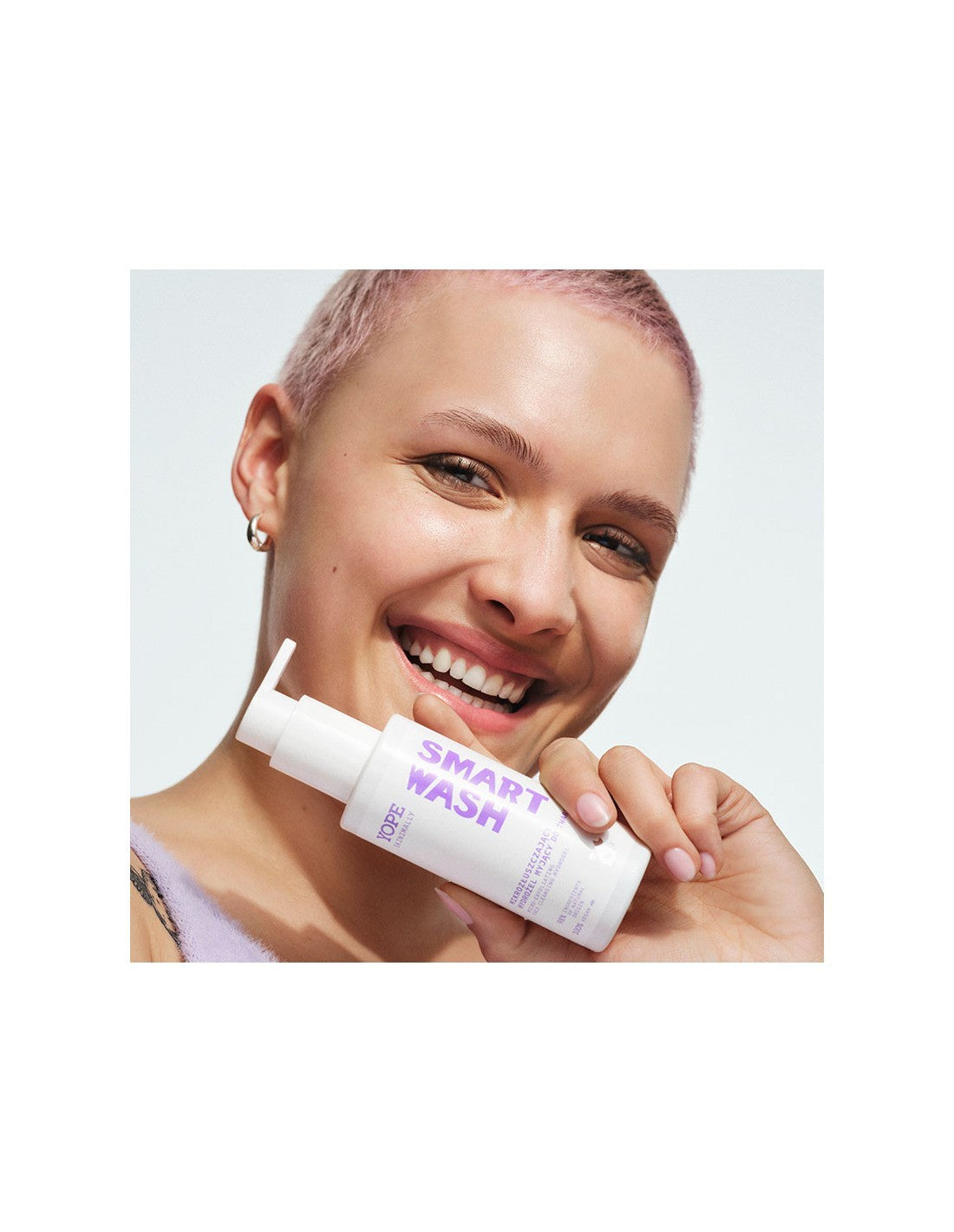 Hidrogel limpiador facial natural microexfoliante Smart Wash - Skinimally - Yope
