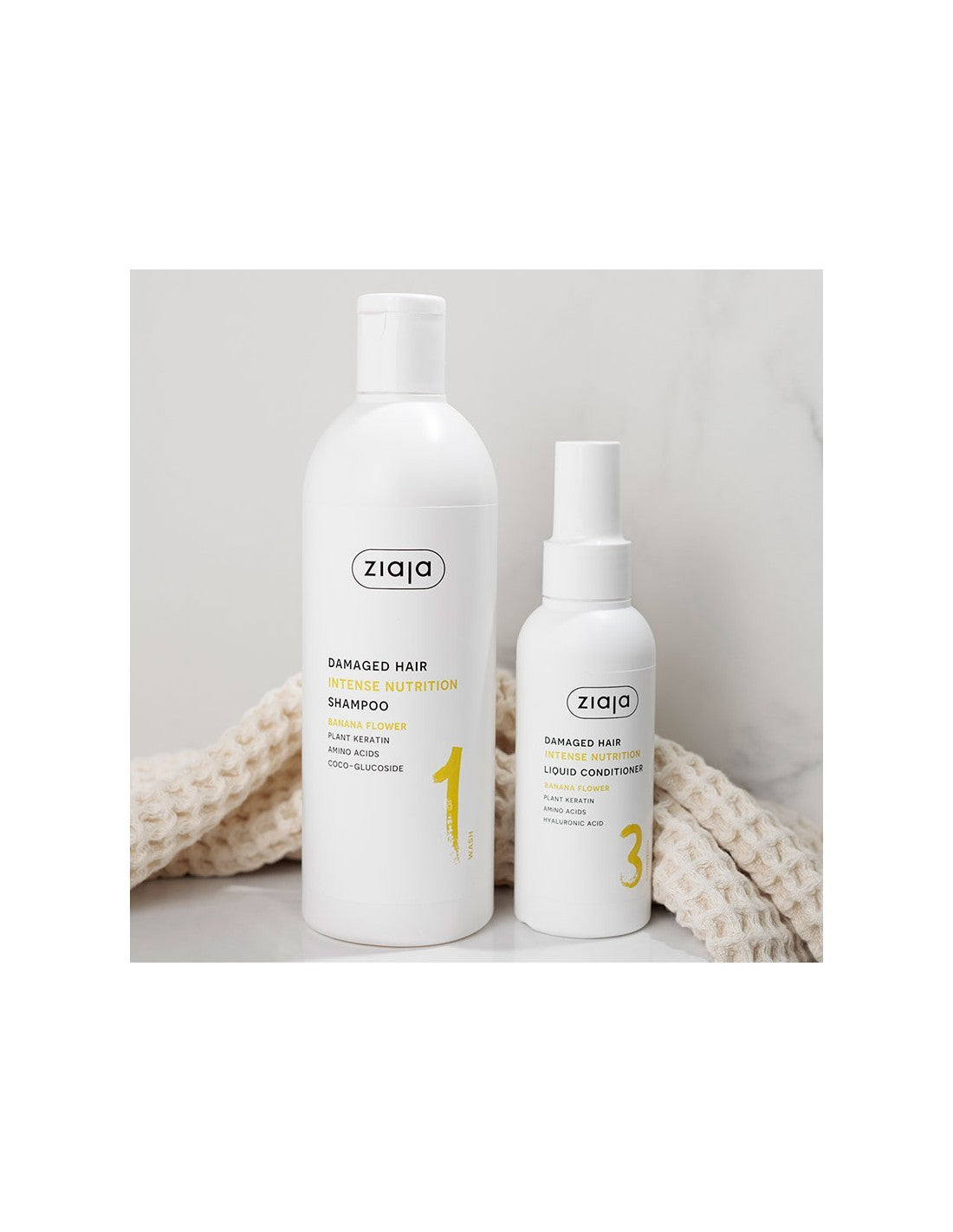 PLANT ESSENTIALS Champú nutritivo de Flor de Banana - Ziaja