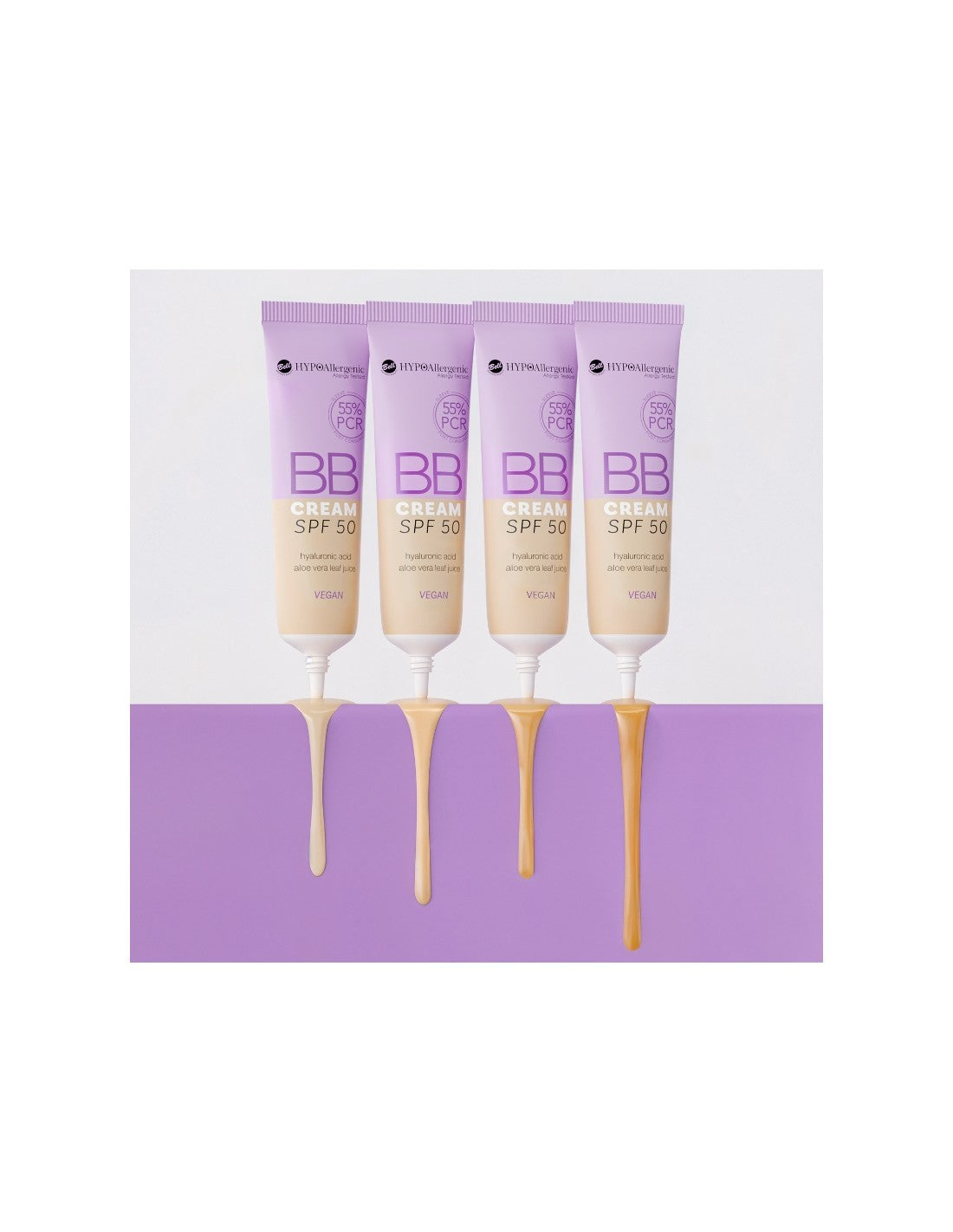 BB Cream hipoalergénica SPF 50 04 Cappuccino - Bell Hypo