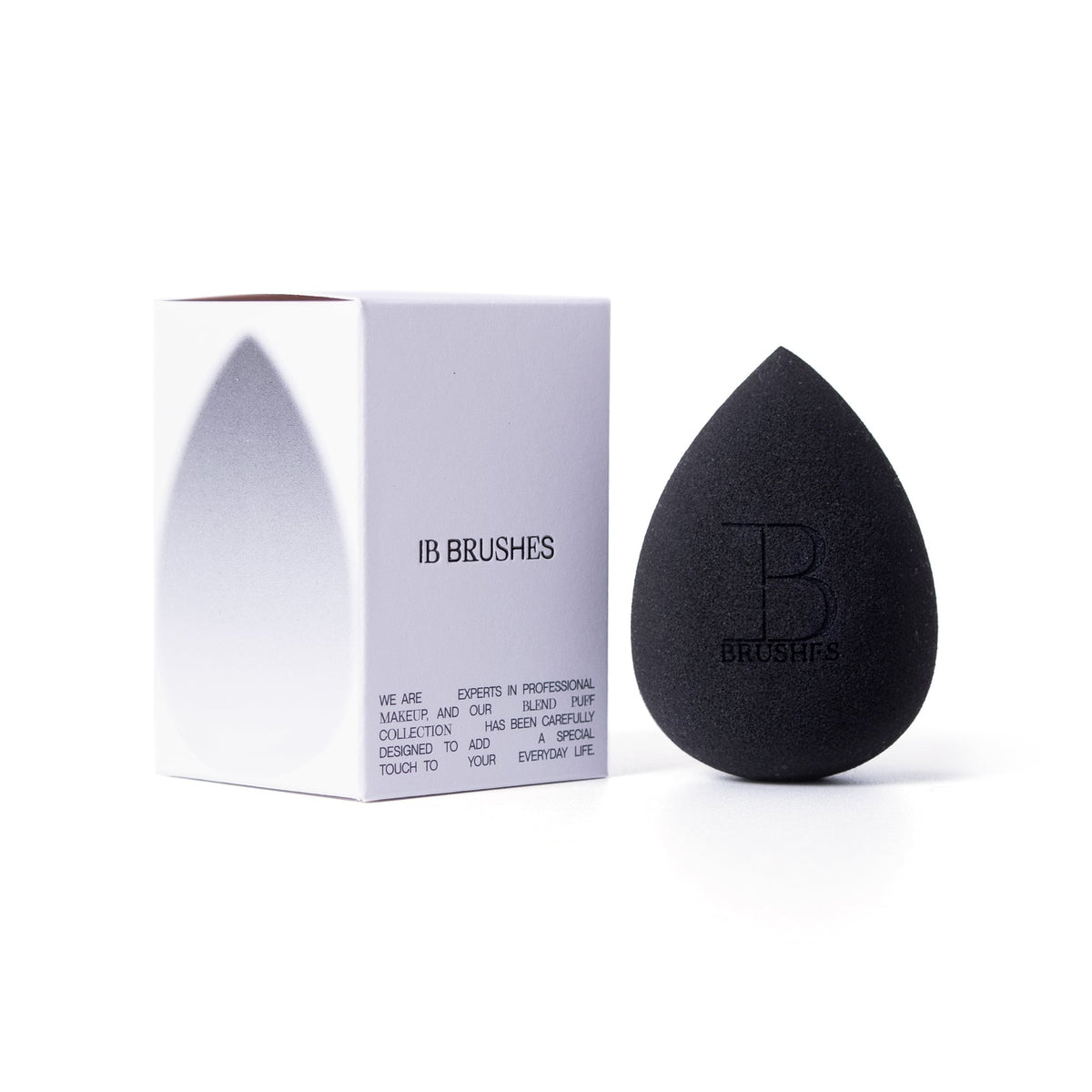 Esponja forma de gota negra - IBbrushes