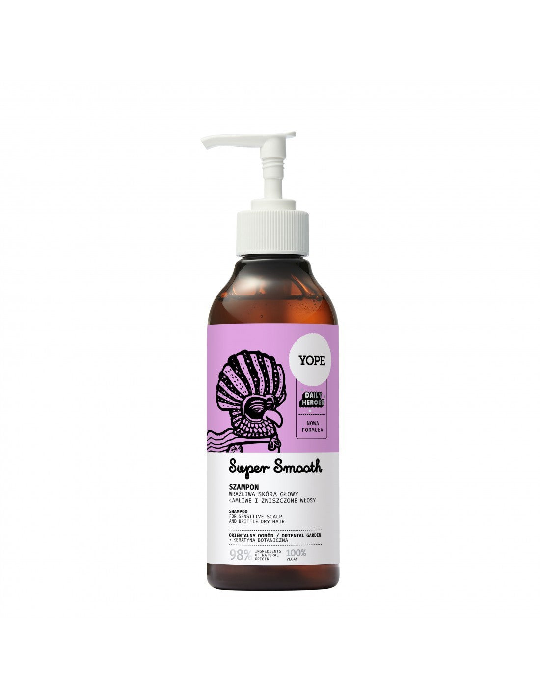 Champú para cabello seco o dañado - Super Smooth Daily Heroes - YOPE