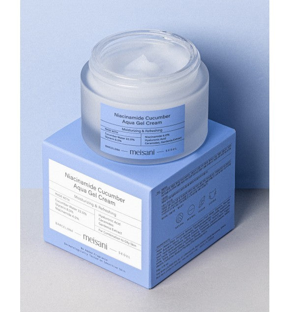 Niacinamide Cucumber Aqua Gel Cream - Meisani